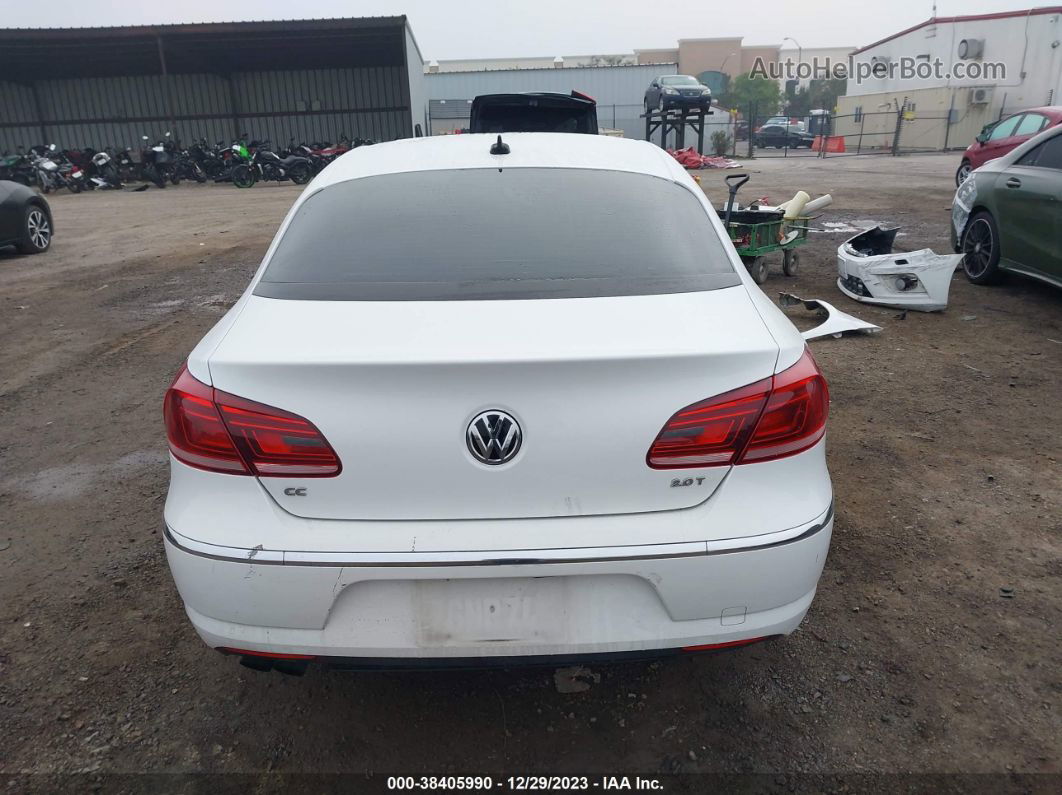 2014 Volkswagen Cc 2.0t R-line Белый vin: WVWBP7AN4EE526813