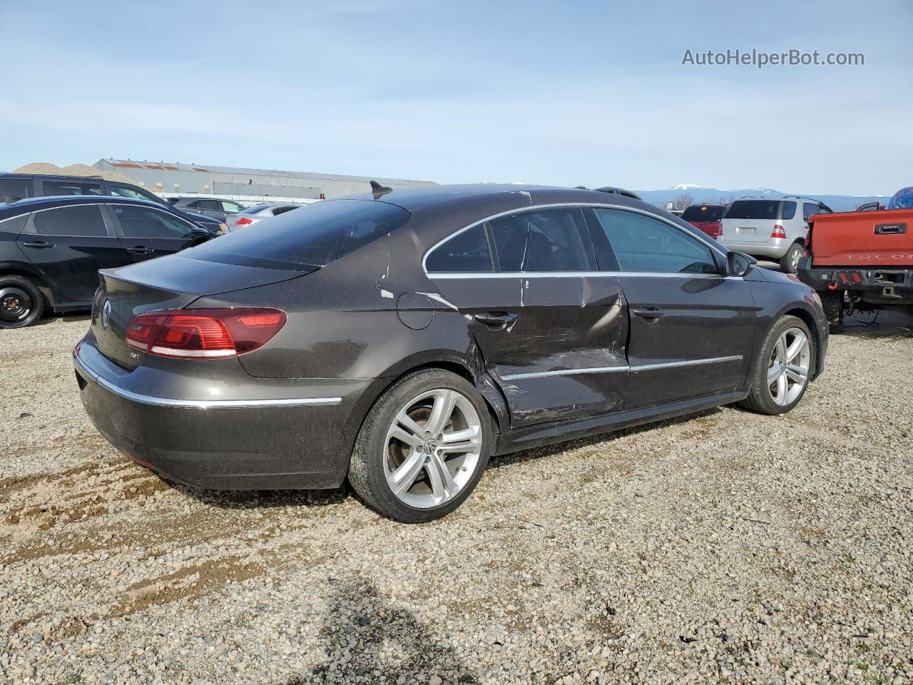 2014 Volkswagen Cc Sport Gray vin: WVWBP7AN4EE533437