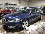 2014 Volkswagen Cc Sport Blue vin: WVWBP7AN4EE537309