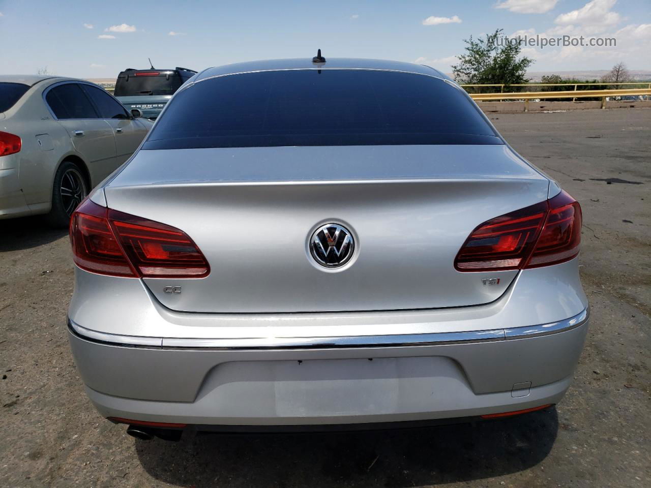 2016 Volkswagen Cc Base Серебряный vin: WVWBP7AN4GE502952