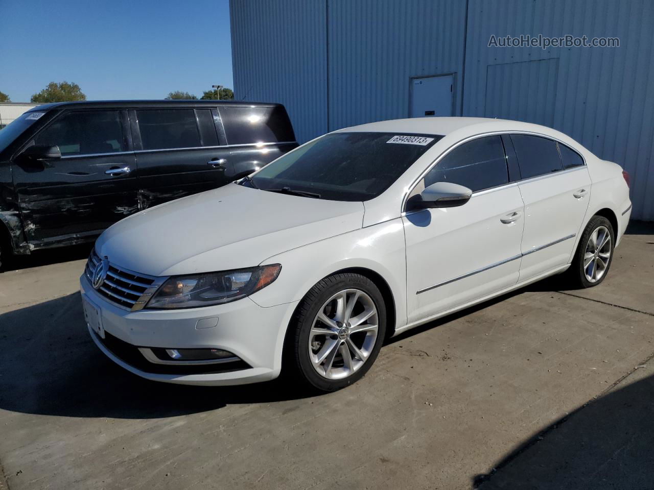 2016 Volkswagen Cc Base White vin: WVWBP7AN4GE511621