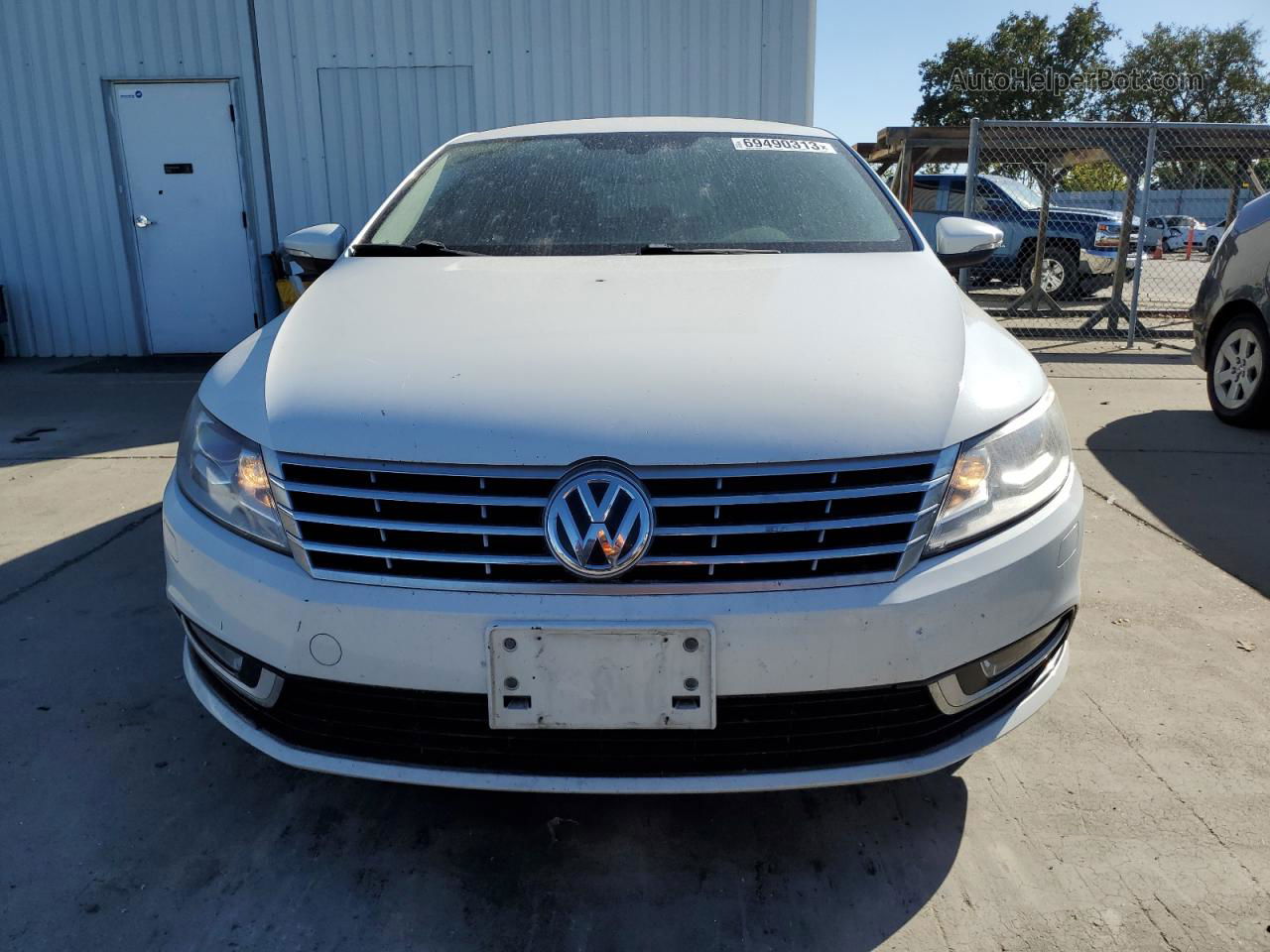 2016 Volkswagen Cc Base White vin: WVWBP7AN4GE511621