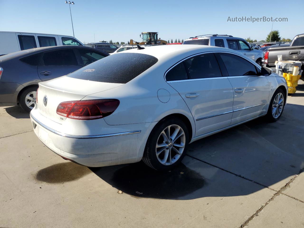 2016 Volkswagen Cc Base White vin: WVWBP7AN4GE511621