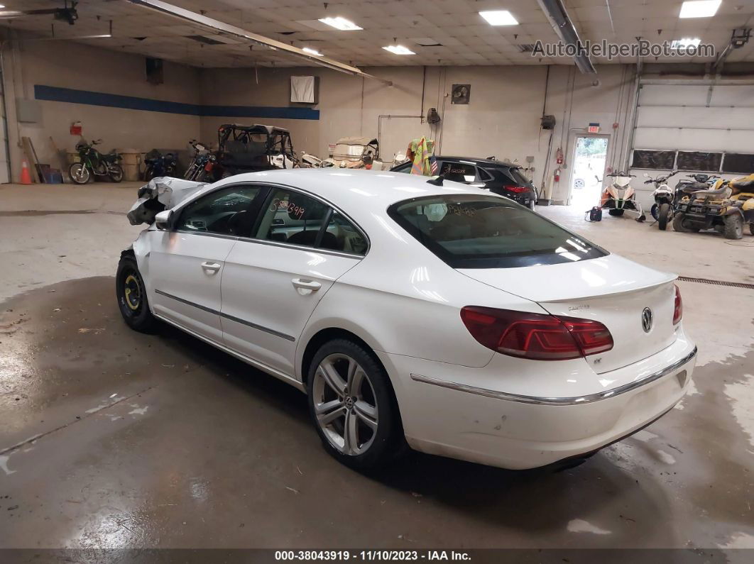 2013 Volkswagen Cc 2.0t Sport Plus White vin: WVWBP7AN5DE503099