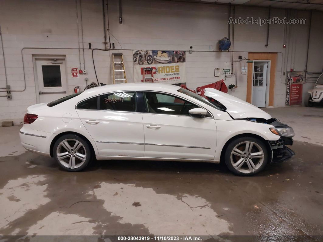 2013 Volkswagen Cc 2.0t Sport Plus White vin: WVWBP7AN5DE503099