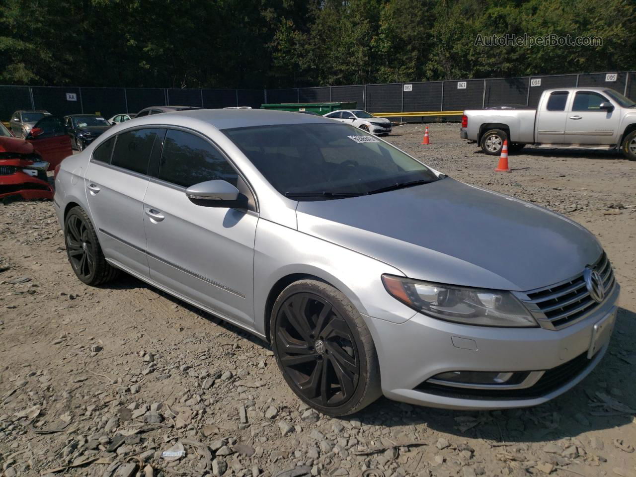 2013 Volkswagen Cc Sport Silver vin: WVWBP7AN5DE514216