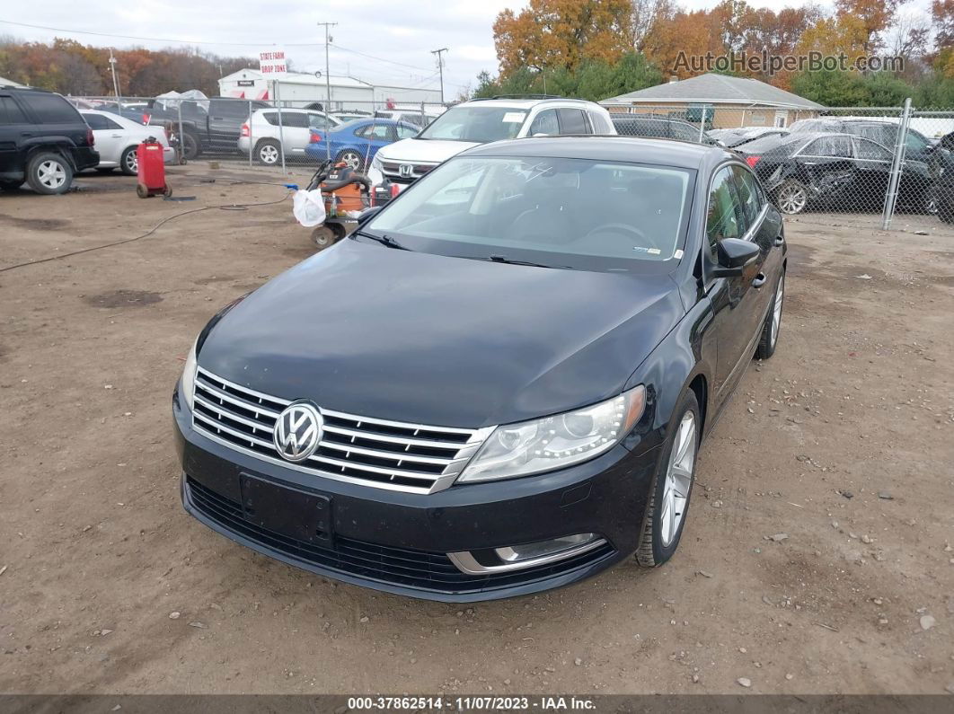 2013 Volkswagen Cc 2.0t Sport Black vin: WVWBP7AN5DE536569