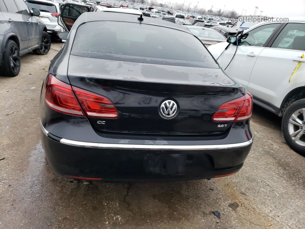 2013 Volkswagen Cc Sport Black vin: WVWBP7AN5DE554005