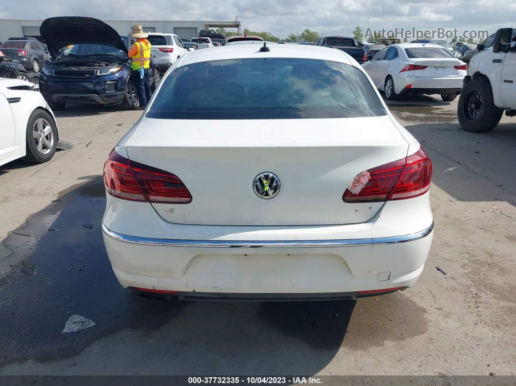 2013 Volkswagen Cc Sport White vin: WVWBP7AN5DE560869