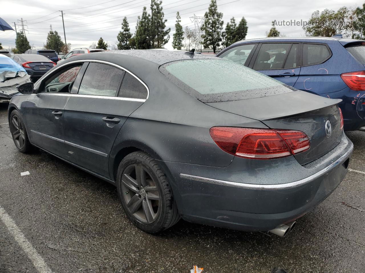 2014 Volkswagen Cc Sport Gray vin: WVWBP7AN5EE539294