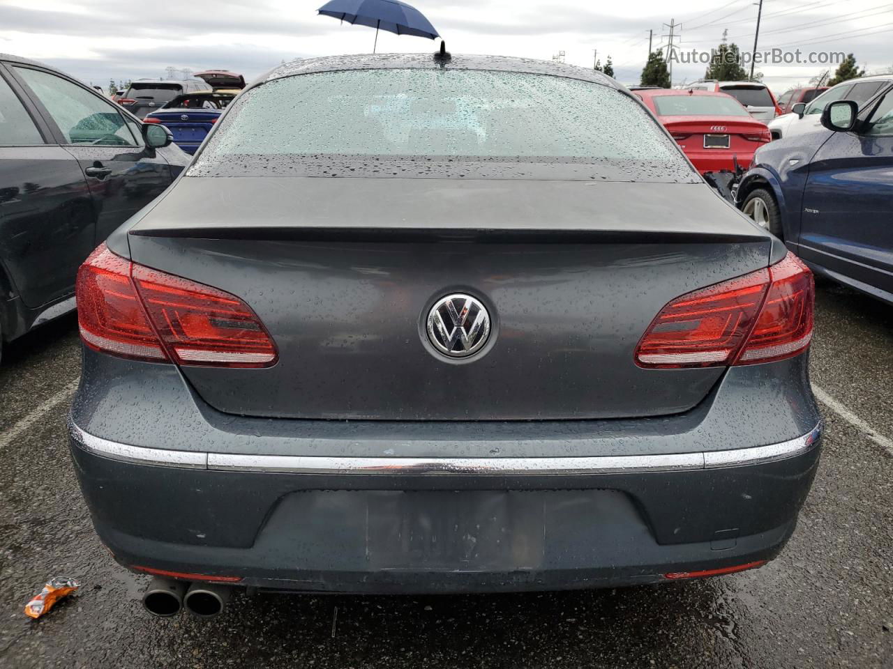 2014 Volkswagen Cc Sport Gray vin: WVWBP7AN5EE539294