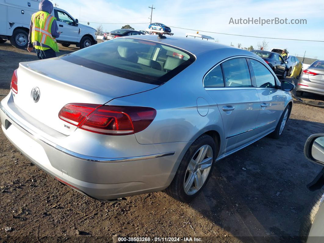 2016 Volkswagen Cc 2.0t Sport Silver vin: WVWBP7AN5GE513023