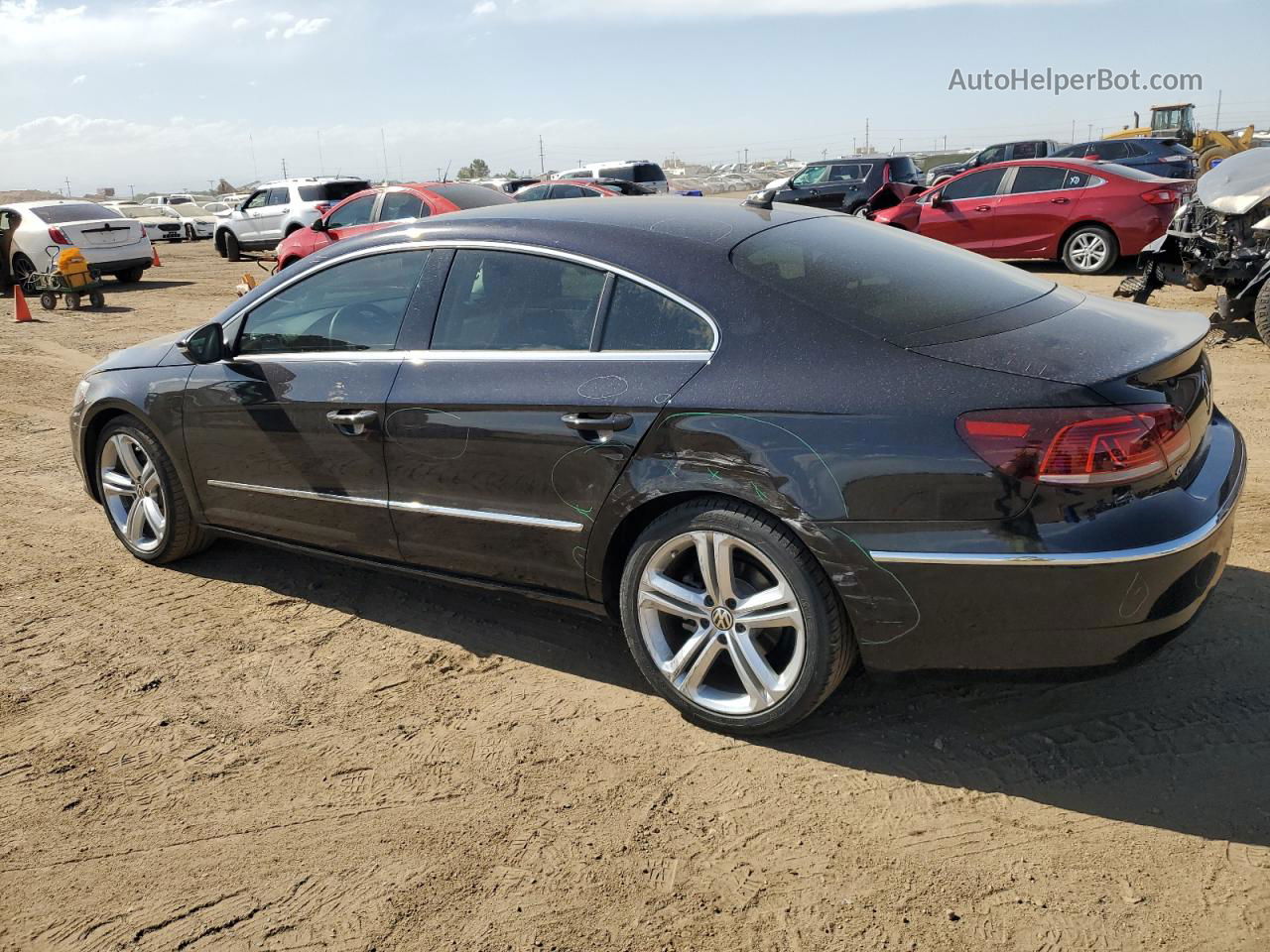 2013 Volkswagen Cc Sport Black vin: WVWBP7AN6DE500793