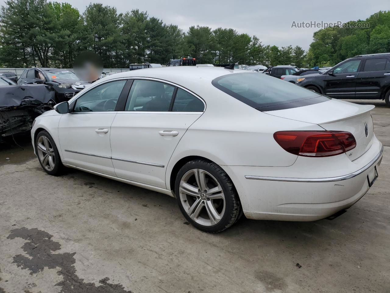 2013 Volkswagen Cc Sport White vin: WVWBP7AN6DE509154