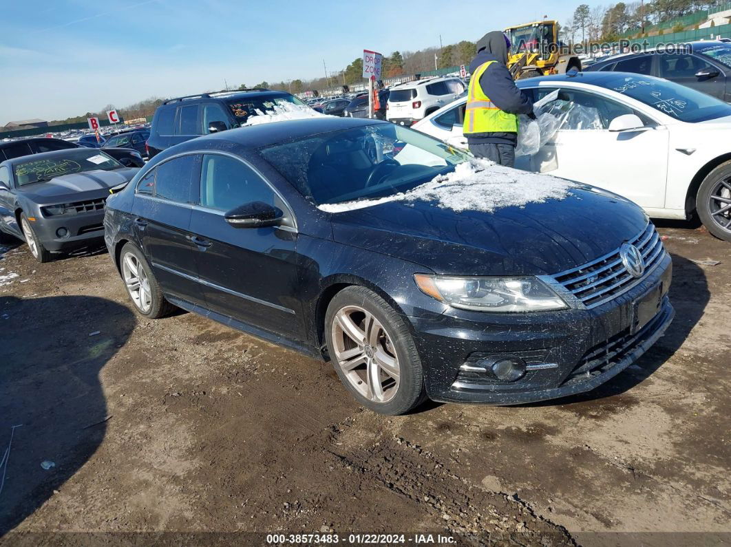 2013 Volkswagen Cc 2.0t R-line Black vin: WVWBP7AN6DE571542