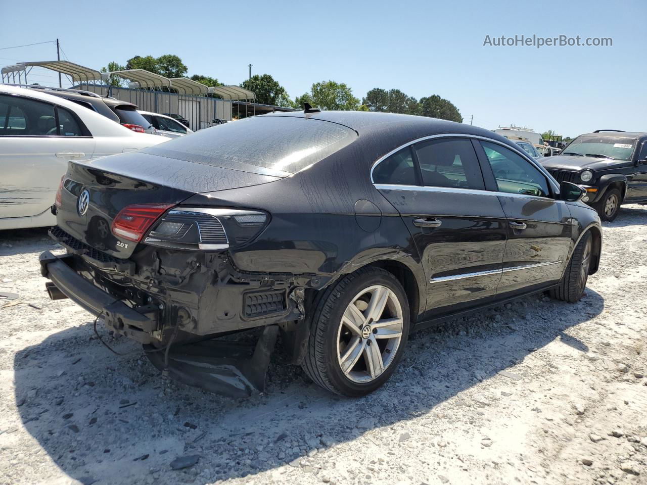 2014 Volkswagen Cc Sport Black vin: WVWBP7AN6EE505025