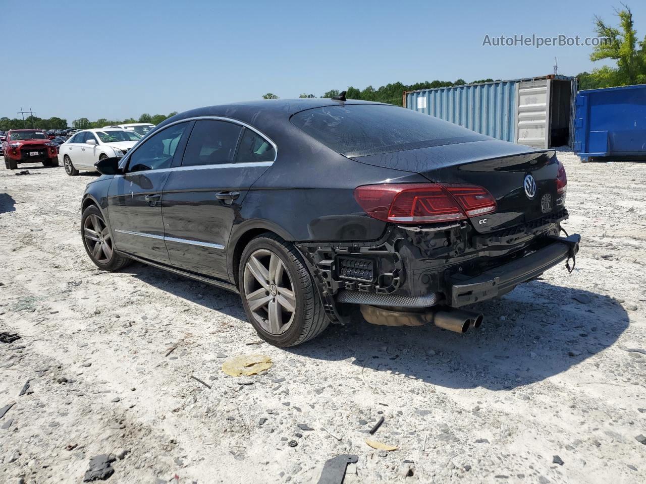 2014 Volkswagen Cc Sport Black vin: WVWBP7AN6EE505025