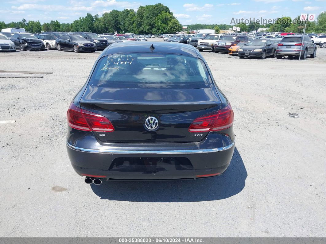 2014 Volkswagen Cc 2.0t R-line Black vin: WVWBP7AN6EE524514