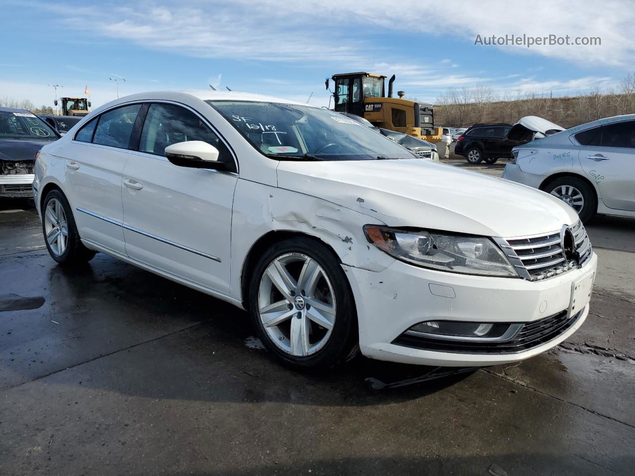 2014 Volkswagen Cc Sport Белый vin: WVWBP7AN6EE527767