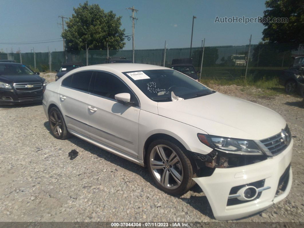 2014 Volkswagen Cc R-line Белый vin: WVWBP7AN6EE531236