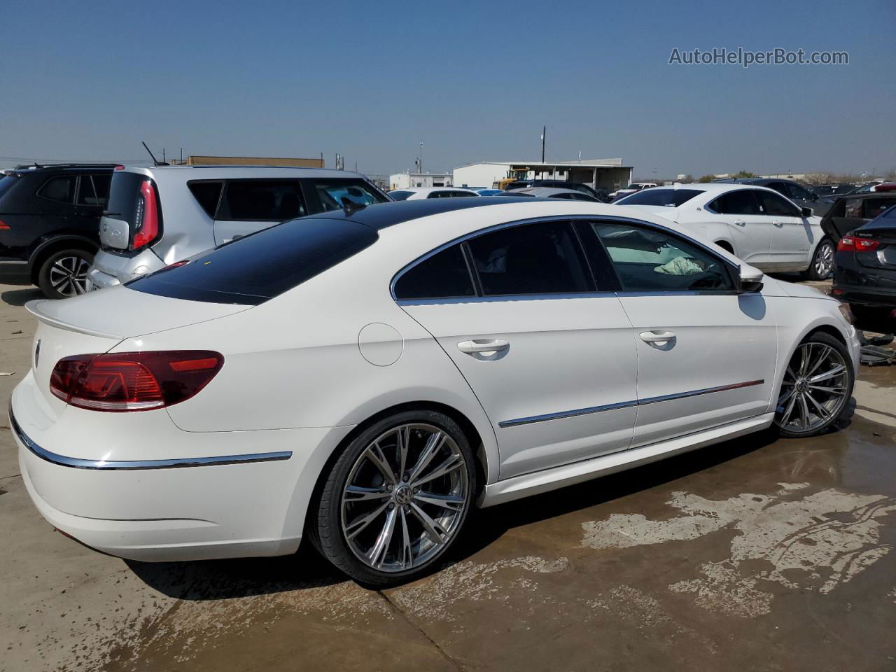 2014 Volkswagen Cc Sport White vin: WVWBP7AN6EE533858