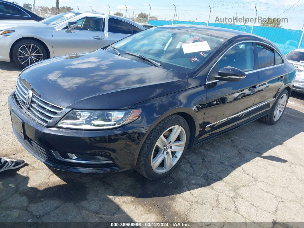 2014 Volkswagen Cc 2.0t Sport Black vin: WVWBP7AN6EE536078