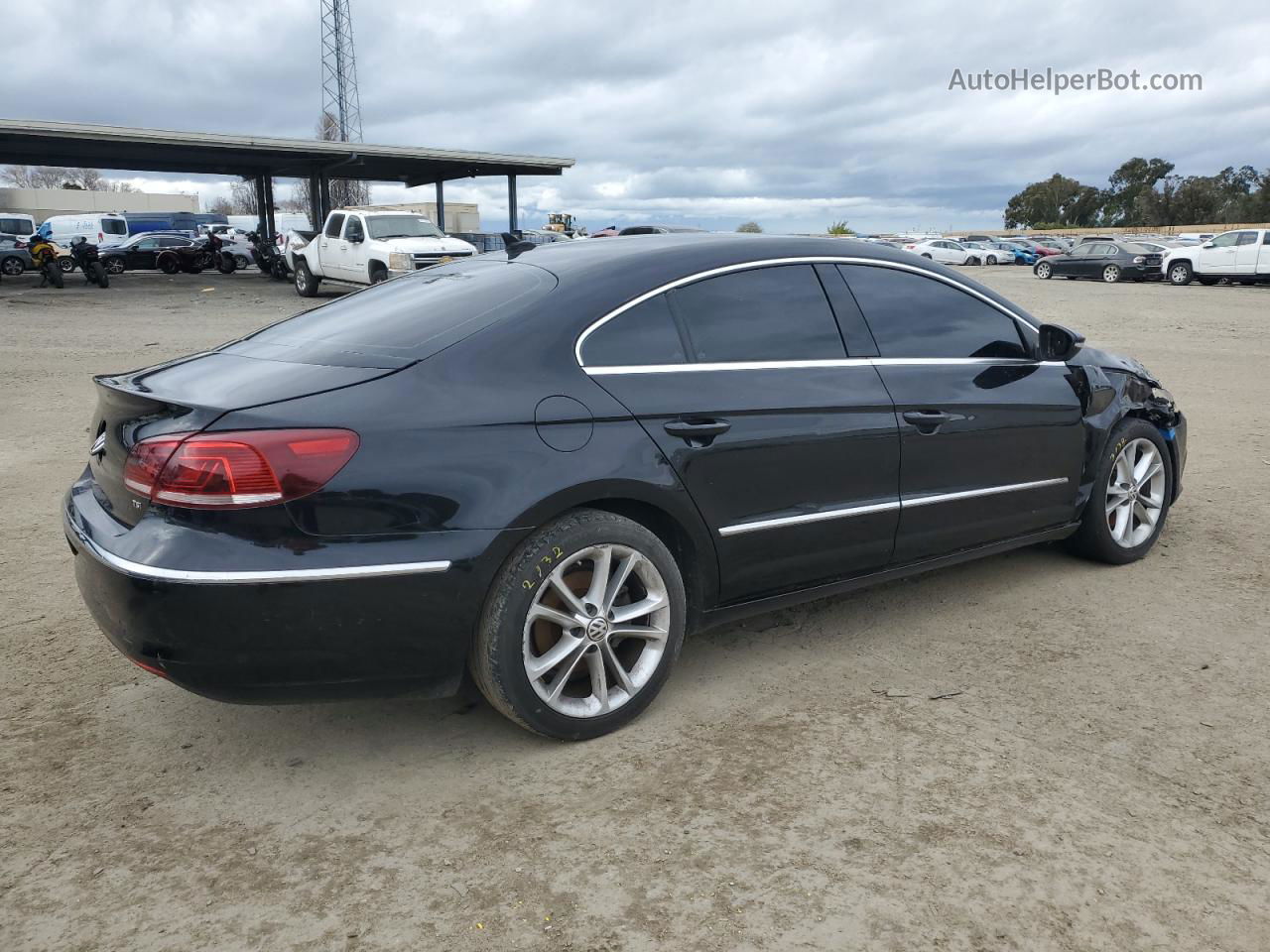 2016 Volkswagen Cc Base Black vin: WVWBP7AN6GE513709