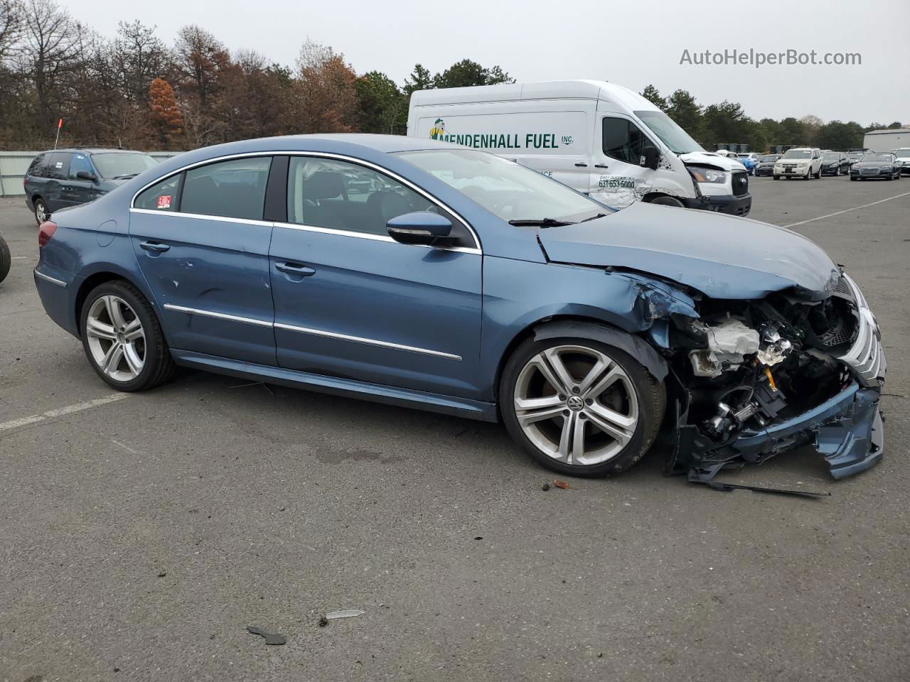 2016 Volkswagen Cc Base Blue vin: WVWBP7AN6GE518473