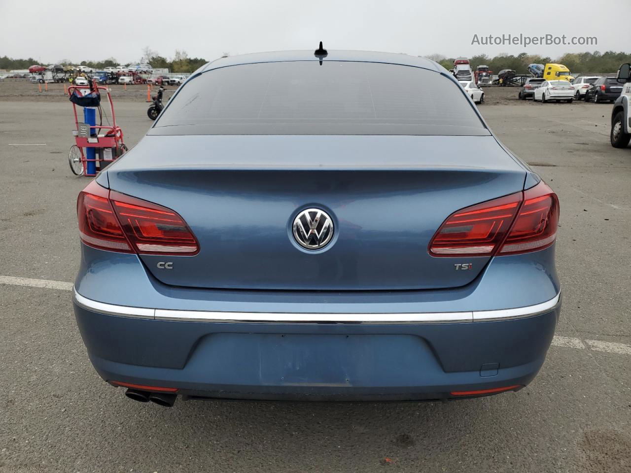 2016 Volkswagen Cc Base Синий vin: WVWBP7AN6GE518473