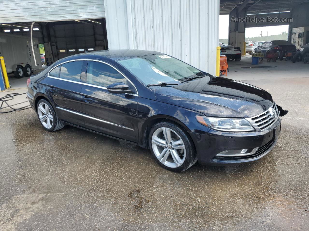 2013 Volkswagen Cc Sport Black vin: WVWBP7AN7DE500575