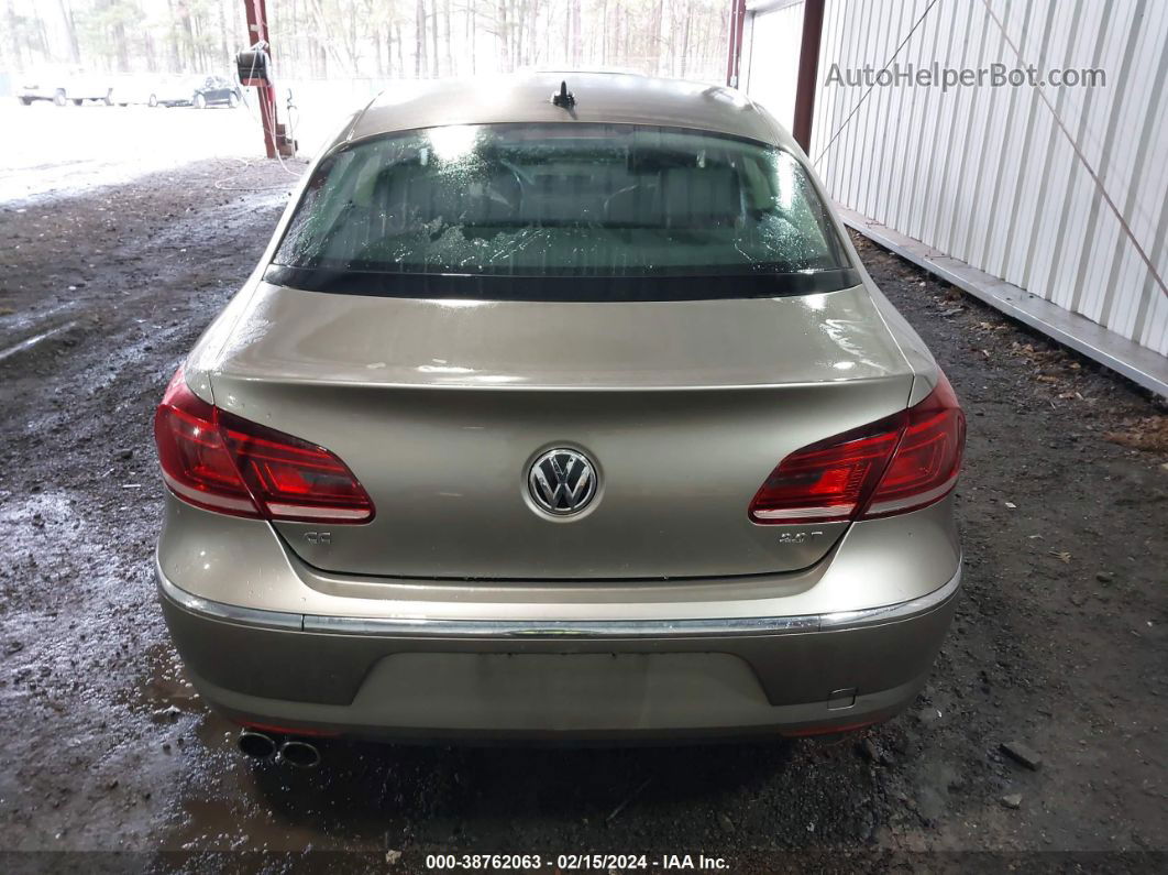 2013 Volkswagen Cc 2.0t R-line Beige vin: WVWBP7AN7DE546665