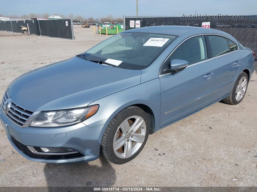 2013 Volkswagen Cc 2.0t Sport Blue vin: WVWBP7AN7DE562252