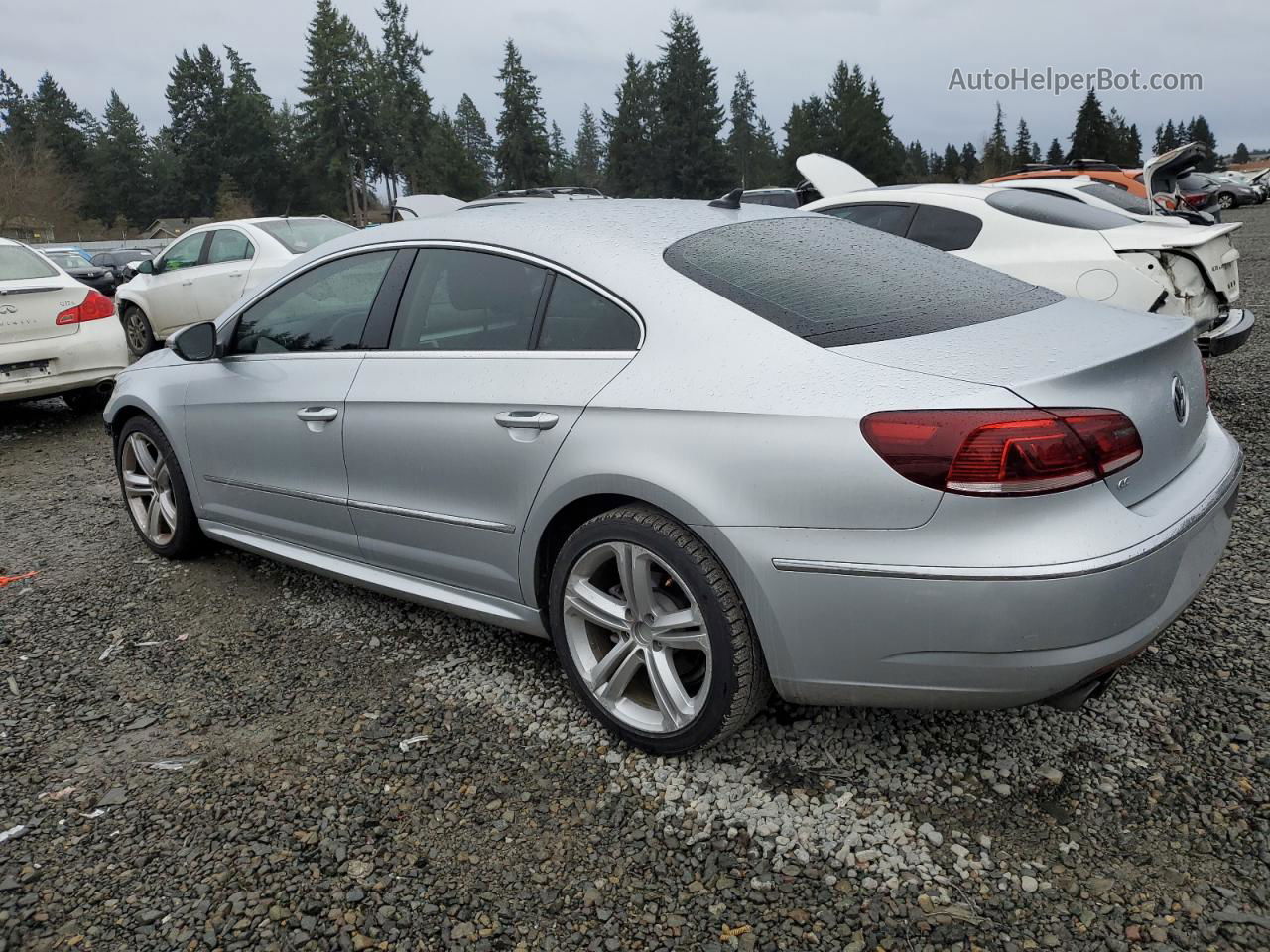 2013 Volkswagen Cc Sport Silver vin: WVWBP7AN7DE563353