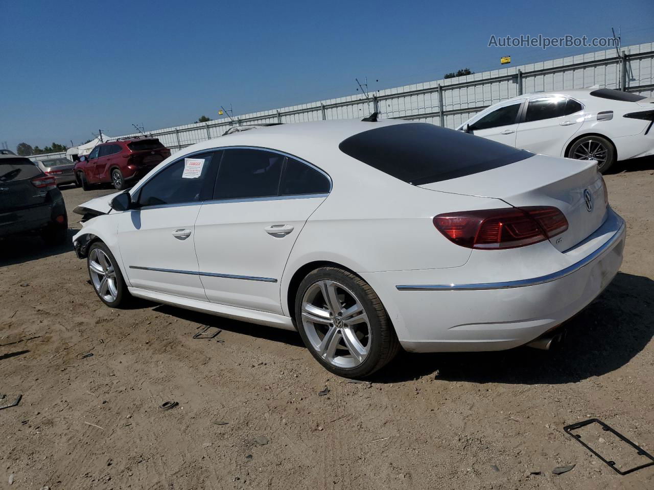 2014 Volkswagen Cc Sport White vin: WVWBP7AN7EE504899