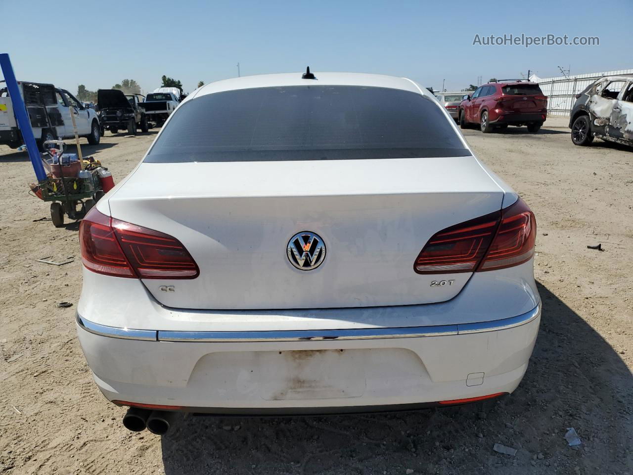 2014 Volkswagen Cc Sport Белый vin: WVWBP7AN7EE504899