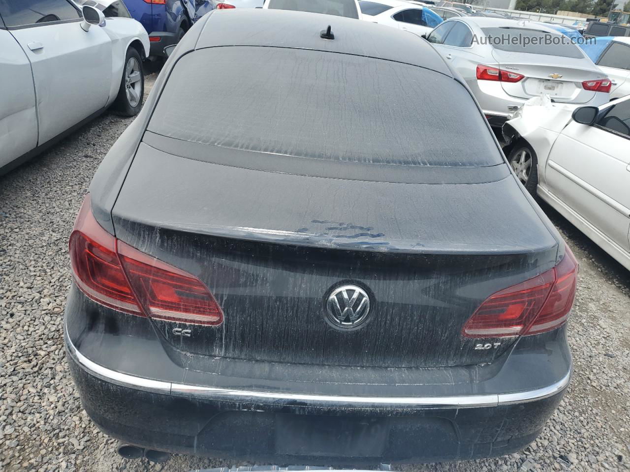 2014 Volkswagen Cc Sport Черный vin: WVWBP7AN7EE508113