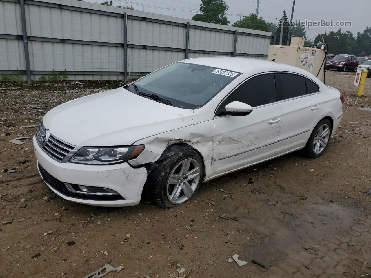 2014 Volkswagen Cc Sport White vin: WVWBP7AN7EE531035