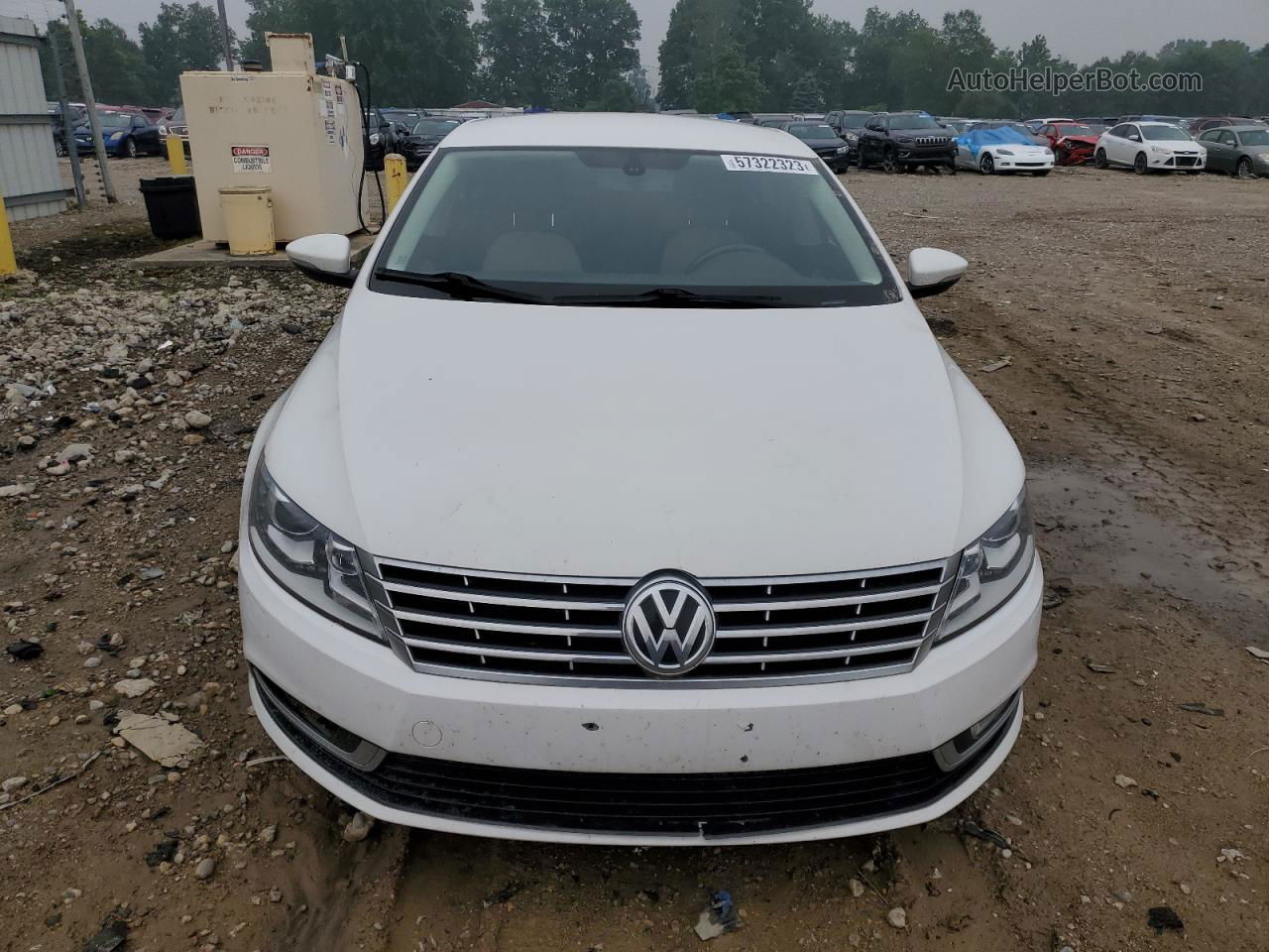 2014 Volkswagen Cc Sport White vin: WVWBP7AN7EE531035