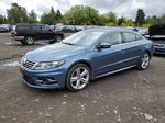 2016 Volkswagen Cc Base Blue vin: WVWBP7AN7GE504484