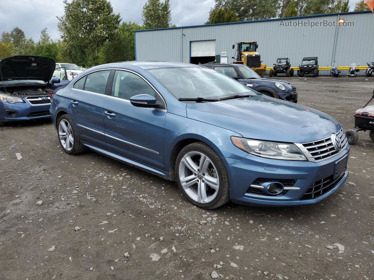 2016 Volkswagen Cc Base Blue vin: WVWBP7AN7GE504484