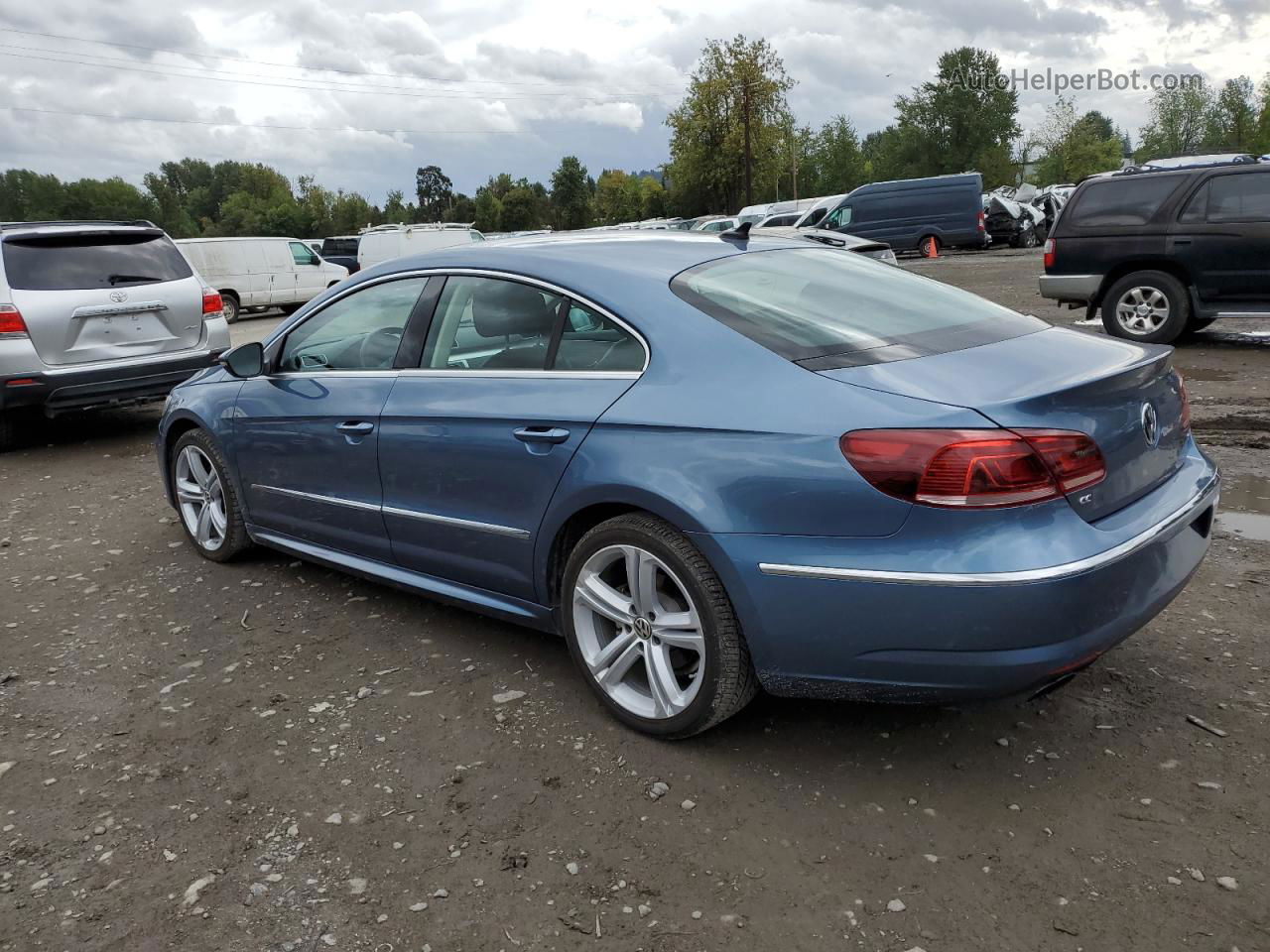 2016 Volkswagen Cc Base Blue vin: WVWBP7AN7GE504484