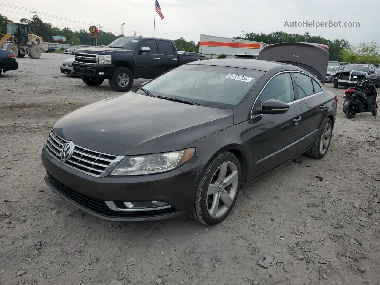 2013 Volkswagen Cc Sport Gray vin: WVWBP7AN8DE503324