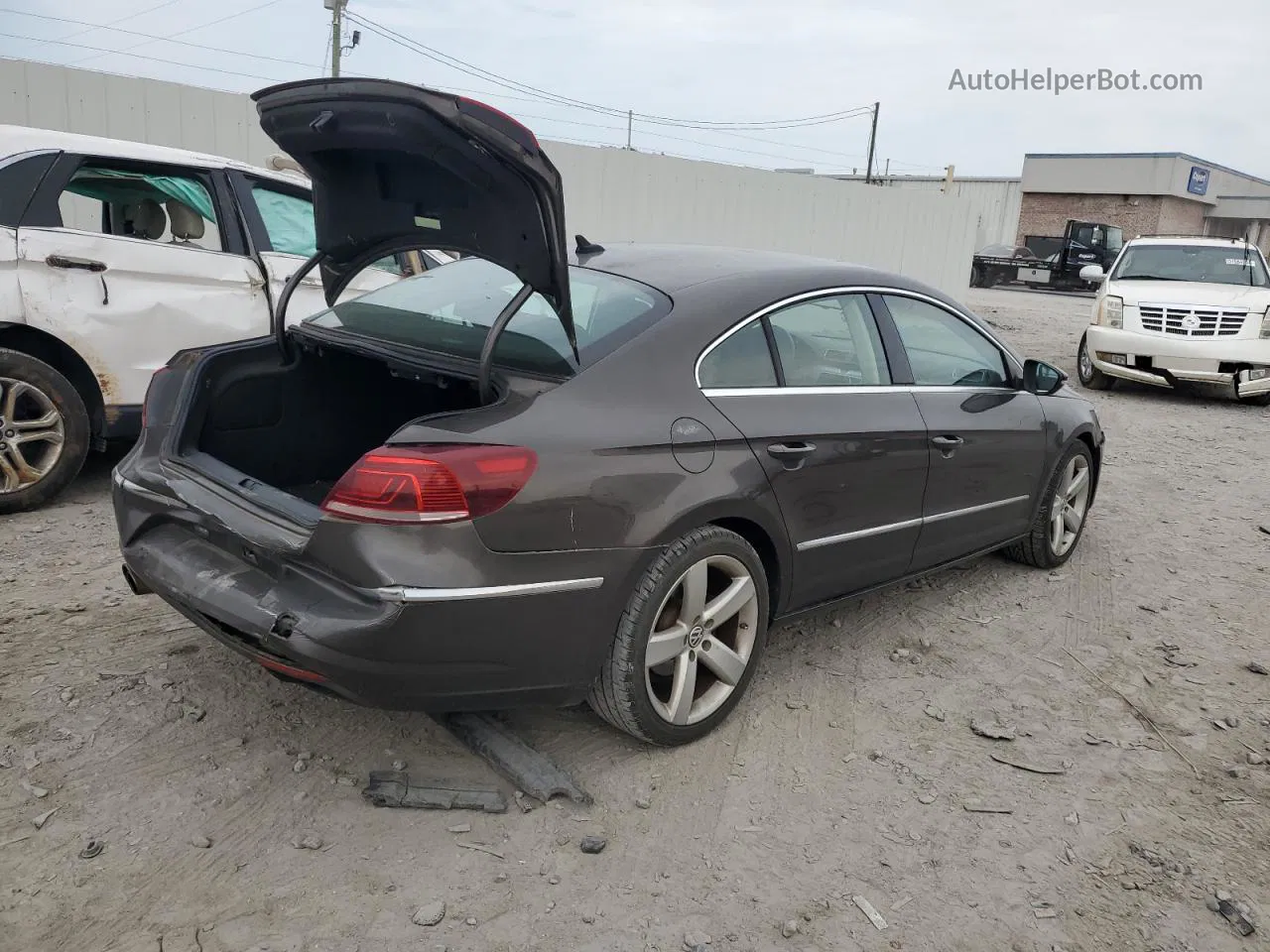 2013 Volkswagen Cc Sport Gray vin: WVWBP7AN8DE503324