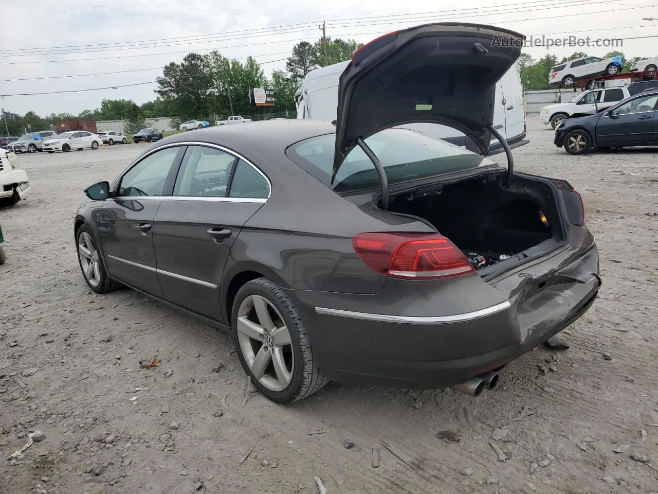 2013 Volkswagen Cc Sport Gray vin: WVWBP7AN8DE503324