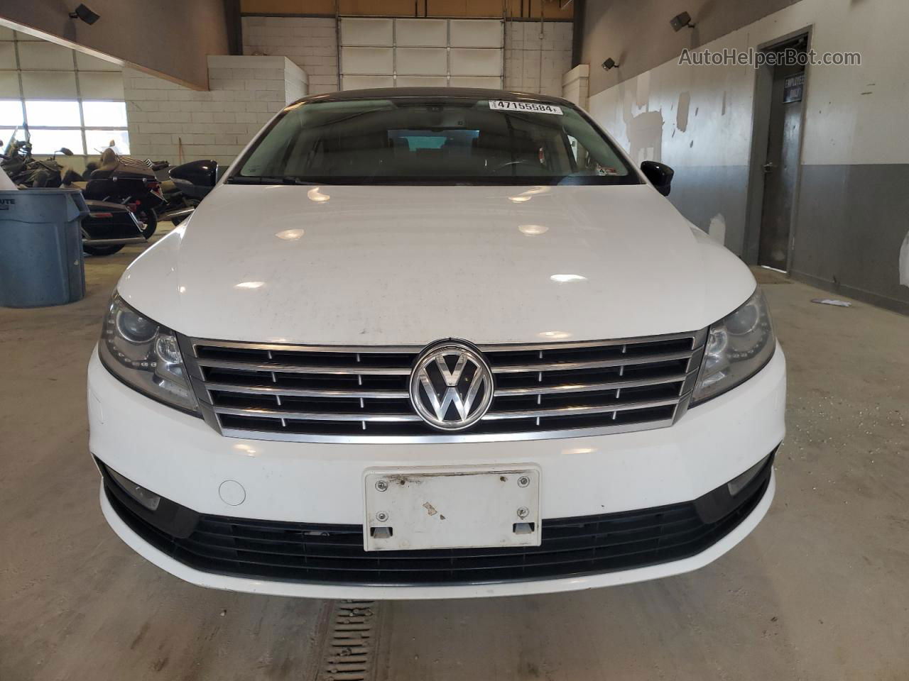 2013 Volkswagen Cc Sport White vin: WVWBP7AN8DE507003