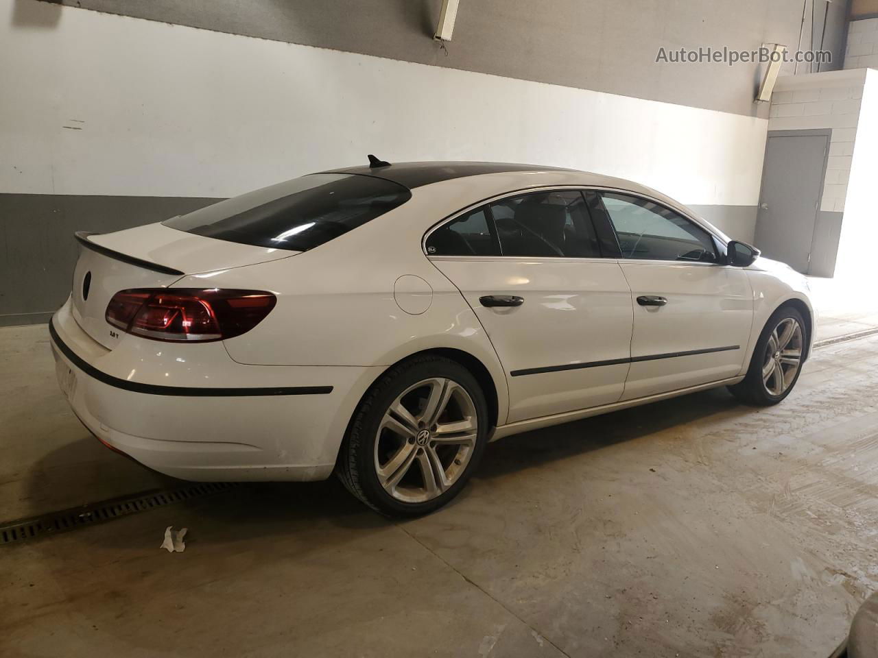 2013 Volkswagen Cc Sport White vin: WVWBP7AN8DE507003