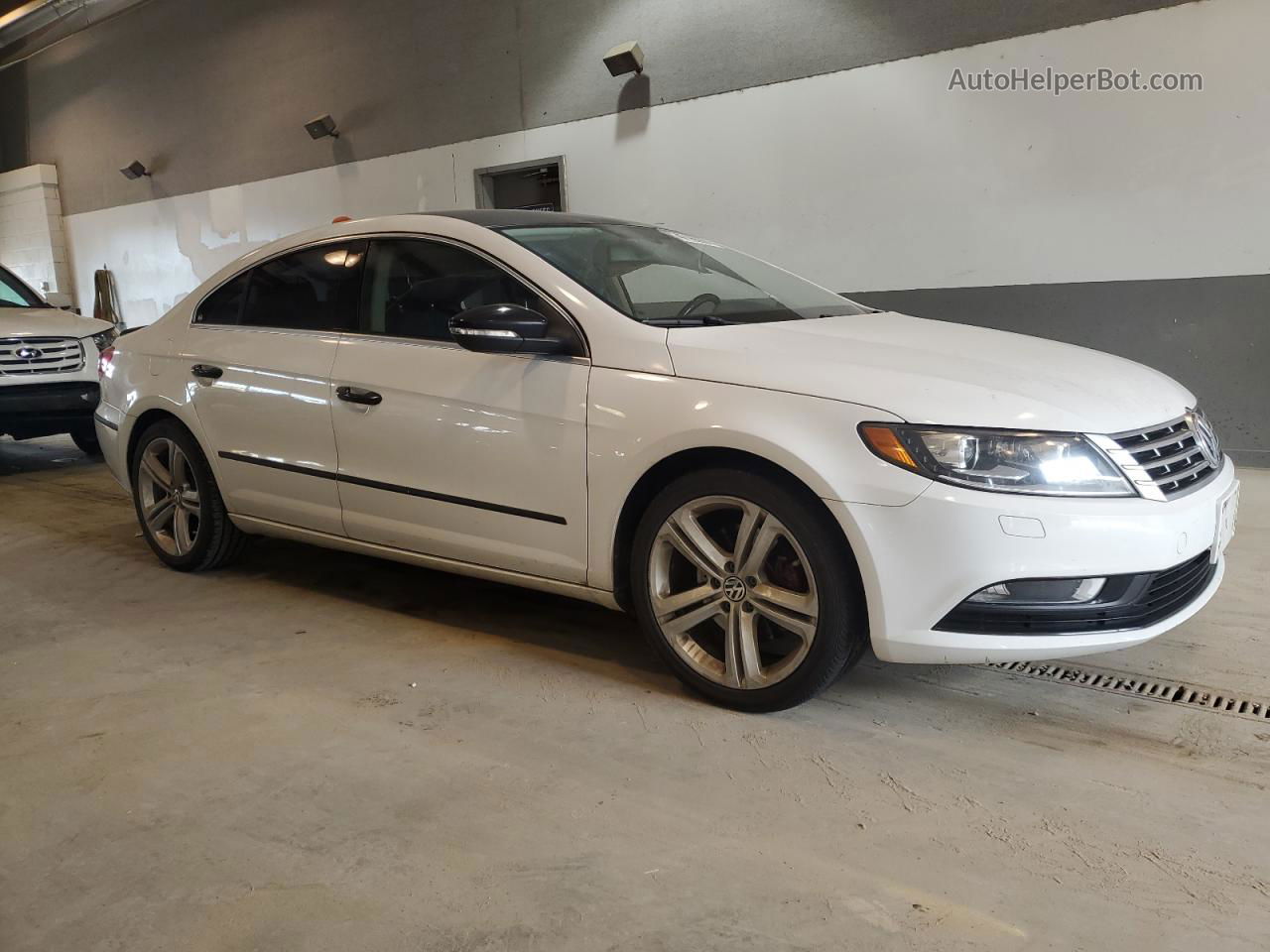 2013 Volkswagen Cc Sport White vin: WVWBP7AN8DE507003