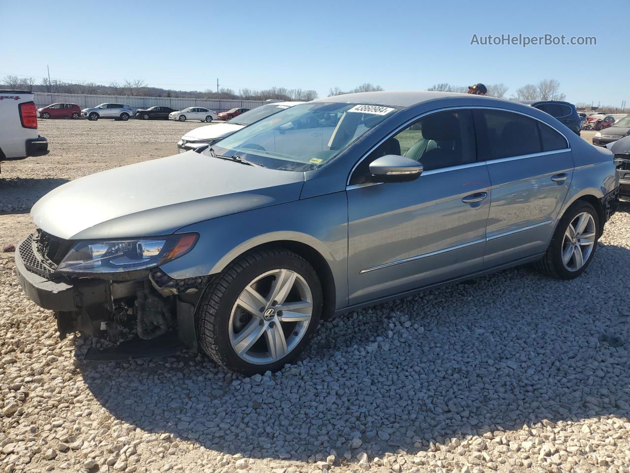 2013 Volkswagen Cc Sport Silver vin: WVWBP7AN8DE508233