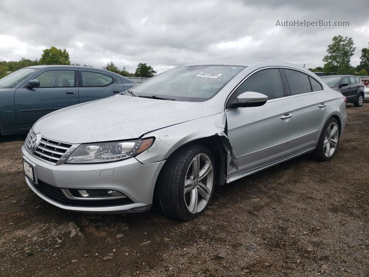 2013 Volkswagen Cc Sport Silver vin: WVWBP7AN8DE547372