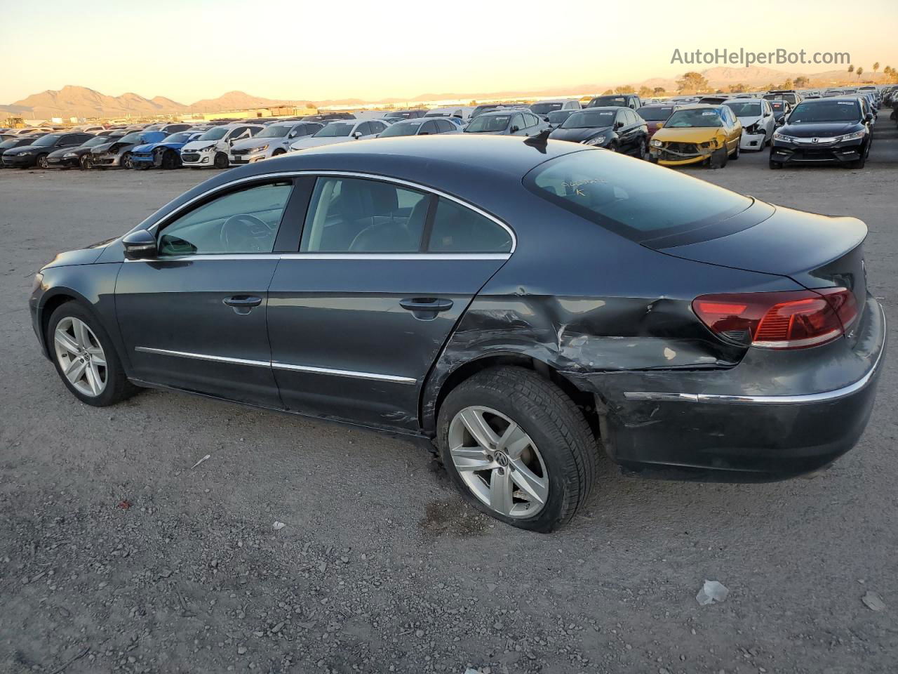 2013 Volkswagen Cc Sport Gray vin: WVWBP7AN8DE566522